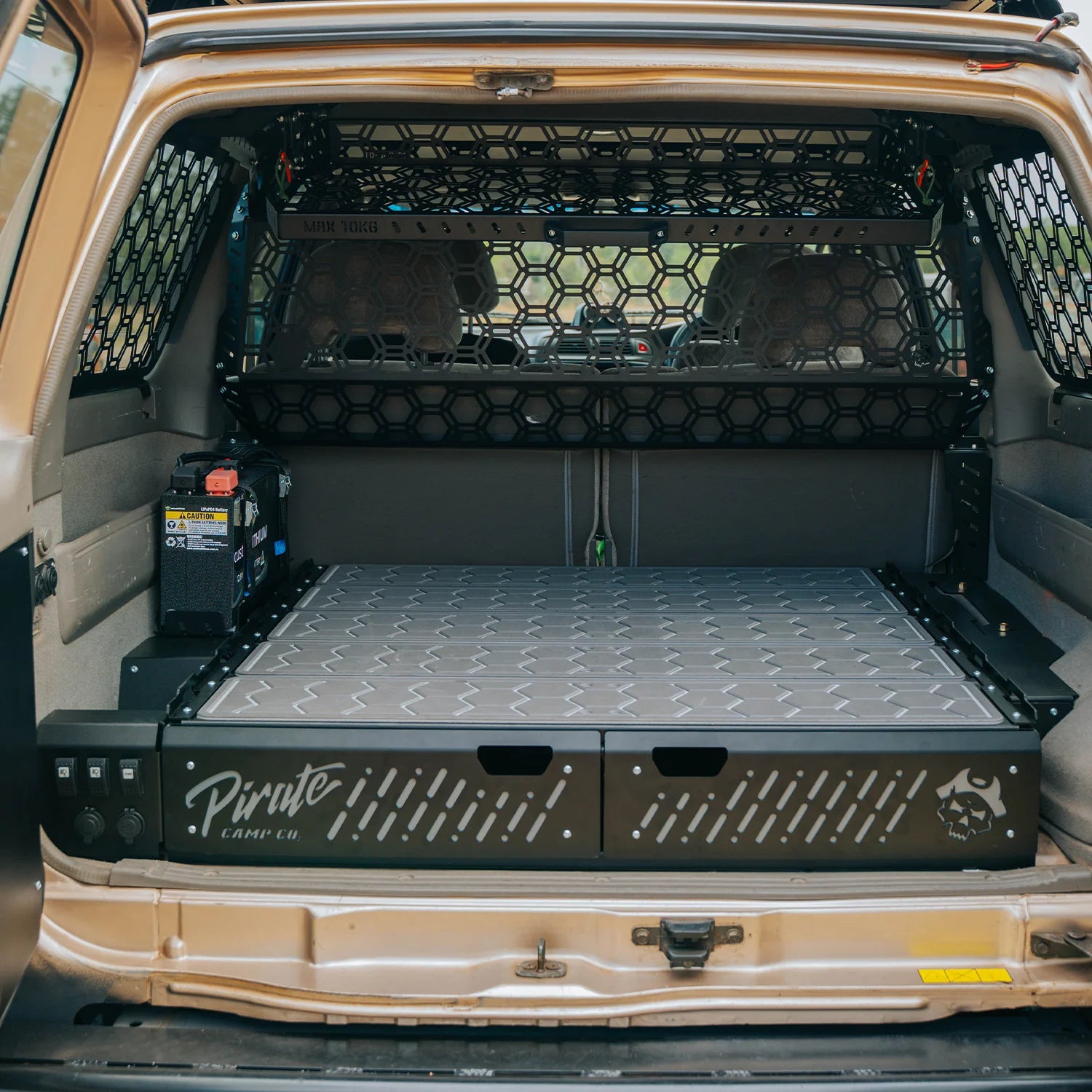 PIRATE CAMP CO - LOW PROFILE DRAWER SYSTEM - NISSAN PATROL GU