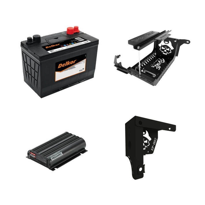 UNDER BONNET AUXILLARY BATTERY KIT - NEXT GEN RANGER/EVEREST - INSTALLED