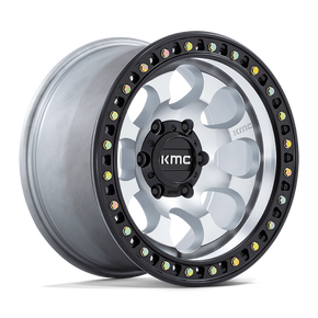KMC RIOT SBL - MACHINED W/SATIN BLACK LIP
