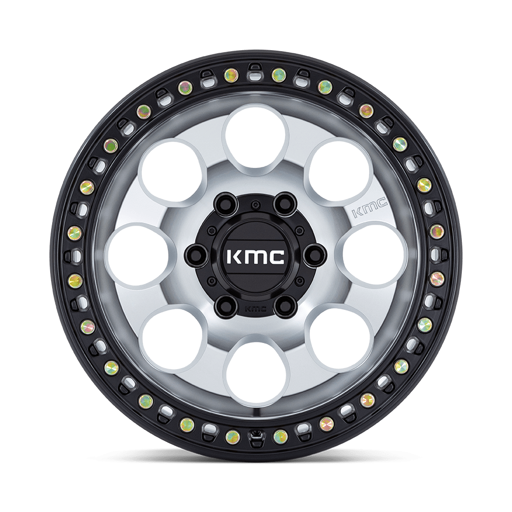KMC RIOT SBL - MACHINED W/SATIN BLACK LIP