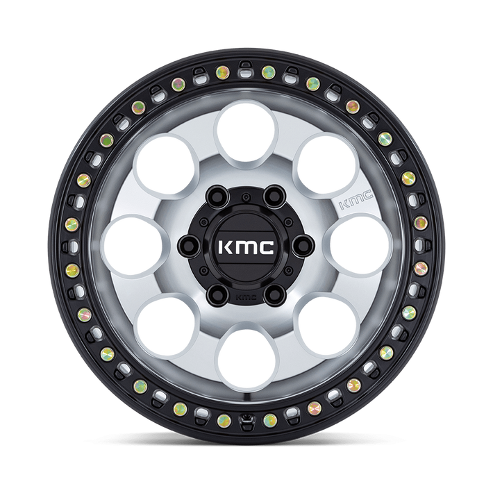 KMC RIOT SBL - MACHINED W/SATIN BLACK LIP