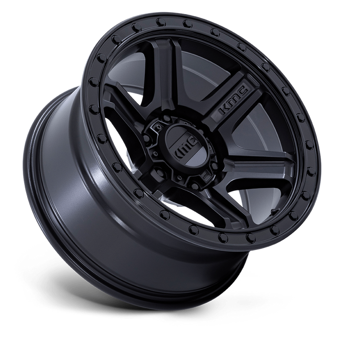 KMC OUTRUN - MATTE BLACK W/ GLOSS BLACK LIP