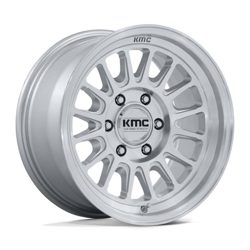KMC IMPACT FFT KM773 GLOSS SILVER MACHINED