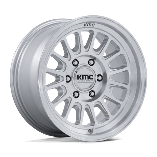 KMC IMPACT FFT KM773 GLOSS SILVER MACHINED