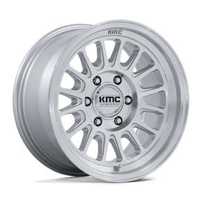 KMC IMPACT FFT KM773 GLOSS SILVER MACHINED