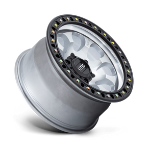 KMC RIOT SBL - MACHINED W/SATIN BLACK LIP