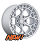 FUEL FC873 CHARGER GLOSS SILVER W/ MACHINED FACE