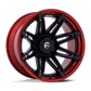 FUEL BRAWL FC401 MATTE BLACK W/ CANDY RED LIP