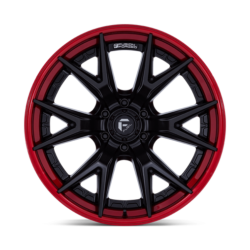 FUEL CATALYST MATTE BLACK W/ CANDY RED LIP