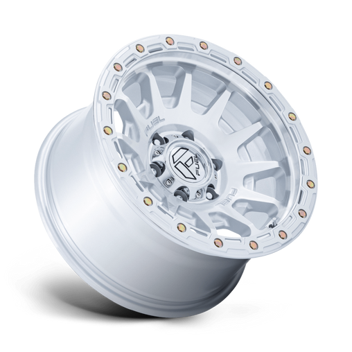 FUEL FC884 FORTRESS - GLOSS SILVER W/ MACHINED FACE