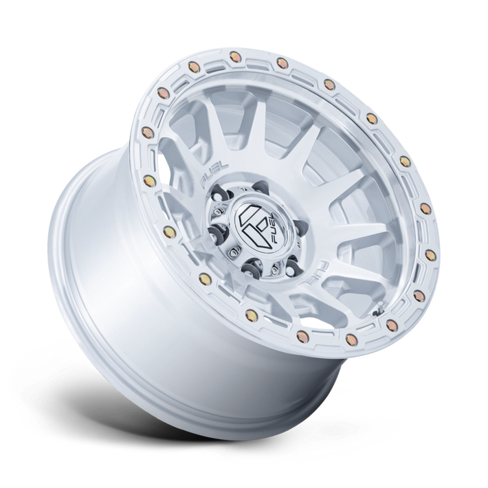 FUEL FC884 FORTRESS - GLOSS SILVER W/ MACHINED FACE