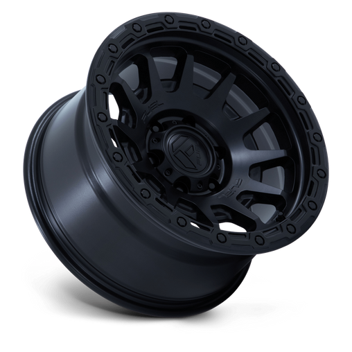 FUEL FC884 FORTRESS - MATTE BLACK W/ GLOSS BLACK LIP