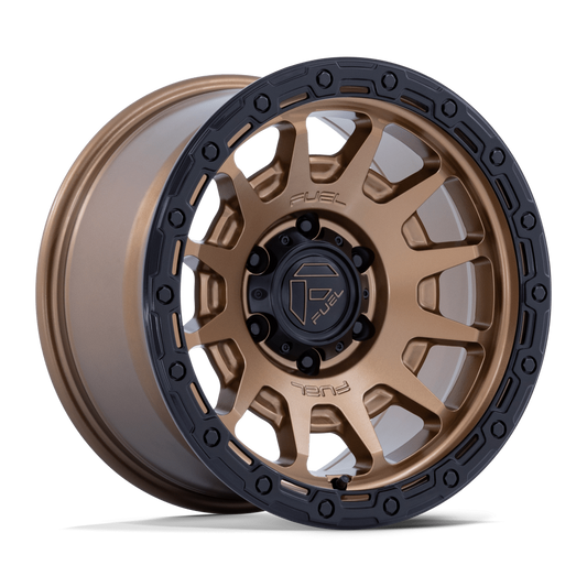 FUEL FC884 FORTRESS - MATTE BRONZE W GLOSS BLACK LIP