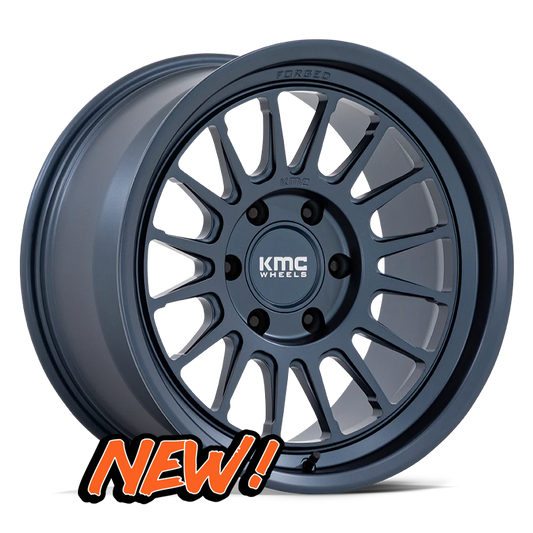 18x9.0 KMC Impact Forged Monoblock KM447 Metallic Blue main image 0