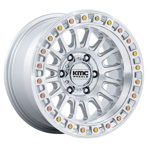 KMC KM552 GLOSS SILVER MACHINED