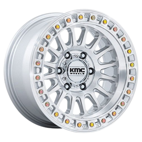 KMC KM552 GLOSS SILVER MACHINED