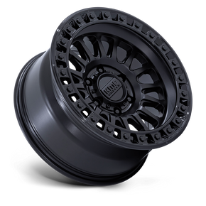KMC KM552 MATTE BLACK W/ GLOSS BLACK LIP