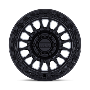 KMC KM552 MATTE BLACK W/ GLOSS BLACK LIP