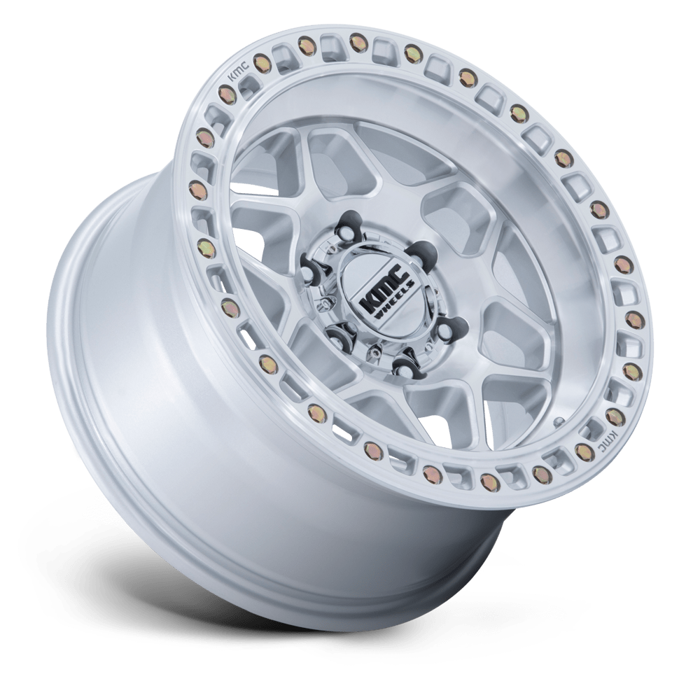 KMC KM553 TORX - GLOSS SILVER W/ MACHINED FACE