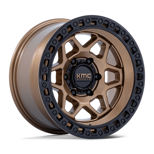 KMC KM553 TORX - MATTE BRONZE W GLOSS BLACK LIP