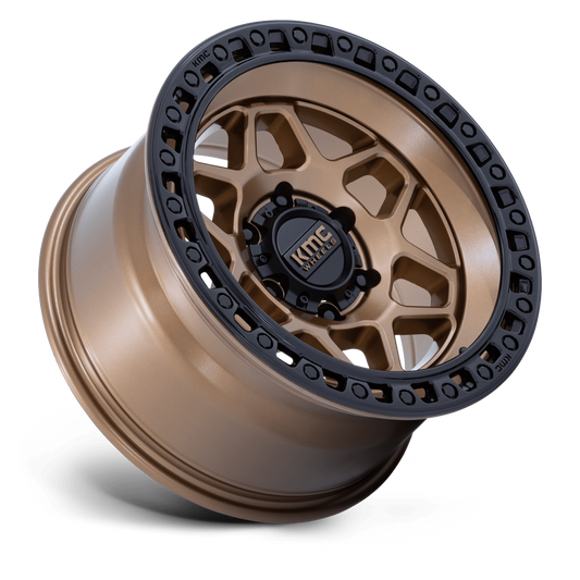 KMC KM553 TORX - MATTE BRONZE W GLOSS BLACK LIP