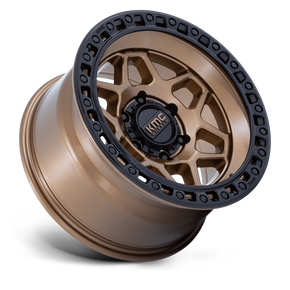 KMC KM553 TORX - MATTE BRONZE W GLOSS BLACK LIP