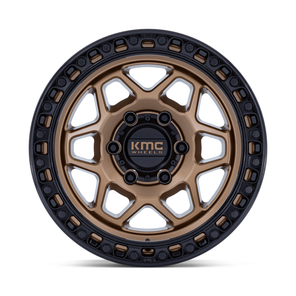 KMC KM553 TORX - MATTE BRONZE W GLOSS BLACK LIP