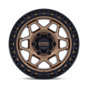 KMC KM553 TORX - MATTE BRONZE W GLOSS BLACK LIP