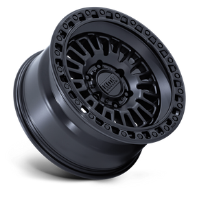 KMC KM554 AZTEC MATTE BLACK W/ GLOSS BLACK LIP