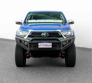 Extreme Series Bullbar X-1 Toyota Hilux 2021 GUN126R on Hammertone Black POWDERCOAT