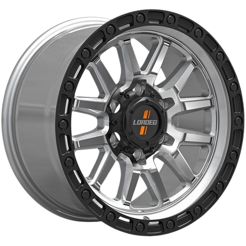 LOADED STOCK | SILVER MACHINED BLACK LIP