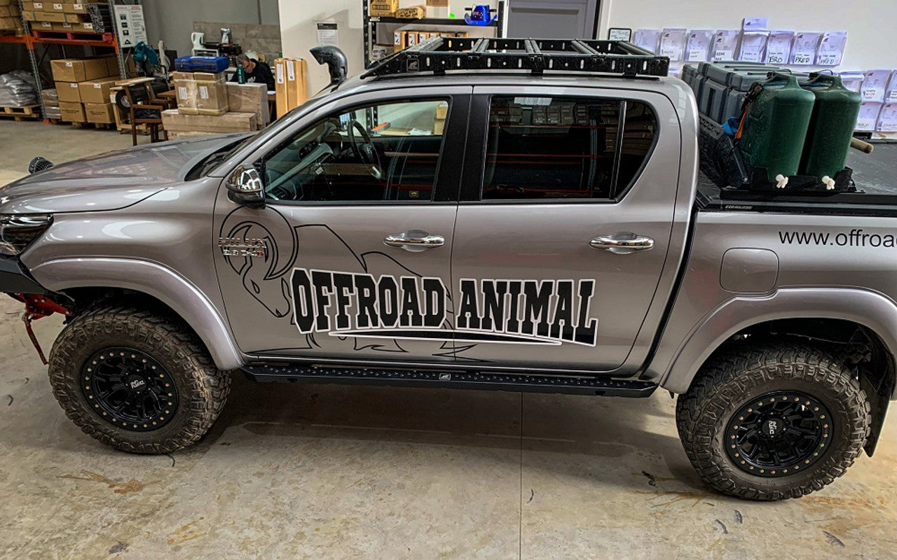 Offroad Animal Rock Sliders, Suitable for Toyota Hilux N80, 2015 on