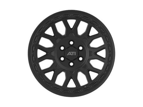 AT-01 17X8.5 HYBRID BEADLOCK WHEEL - BLACK (6X114.3)