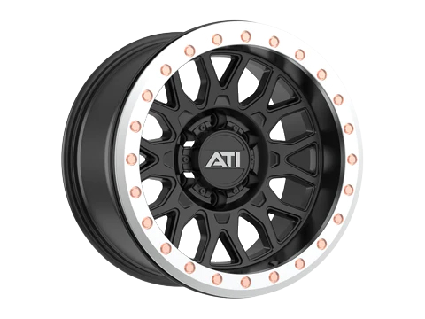 AT-01 17X8.5 HYBRID BEADLOCK WHEEL - BLACK (5X150)