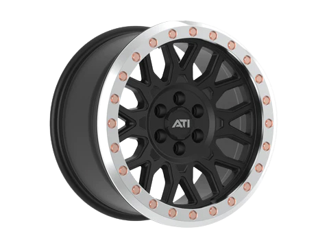 AT-01 17X8.5 HYBRID BEADLOCK WHEEL - BLACK (5X150)