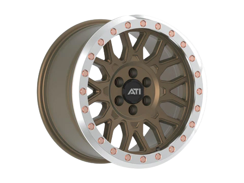 AT-01 17X8.5 HYBRID BEADLOCK WHEEL - BRONZE (5X150)
