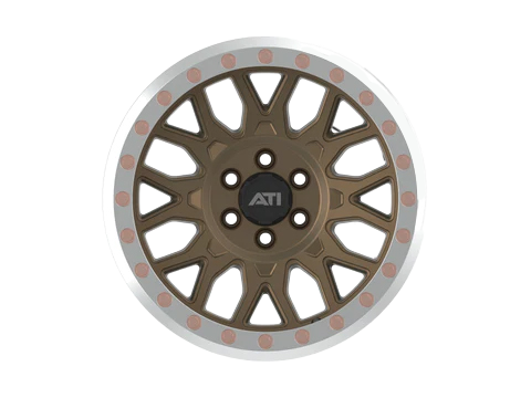 AT-01 17X8.5 HYBRID BEADLOCK WHEEL - BRONZE (5X150)