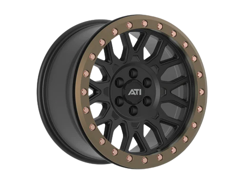 AT-01 17X8.5 HYBRID BEADLOCK WHEEL - BLACK (5X150)