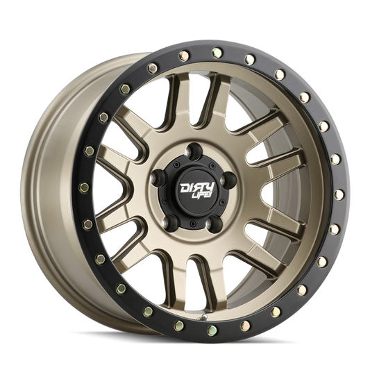 Dirtylife Canyon Pro - Satin Gold W/ Black Lip