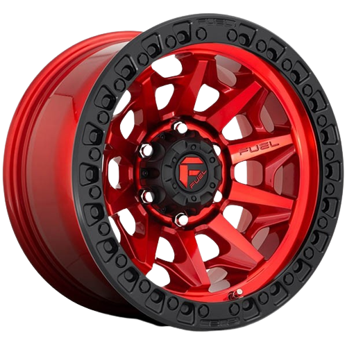 Fuel Covert D695 Candy Red W/Black Ring