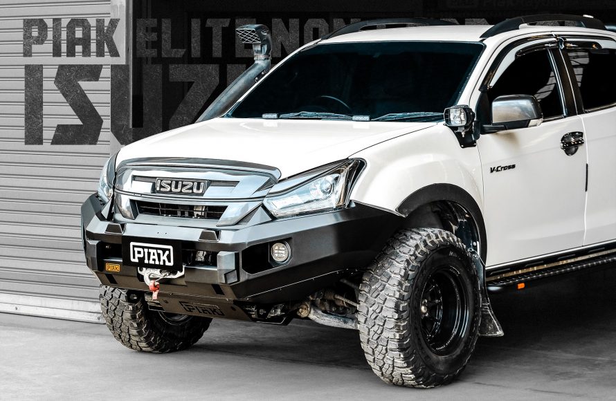 PIAK Isuzu Dmax / MU-X 17-20 Elite No Loop Bar Orange tow points