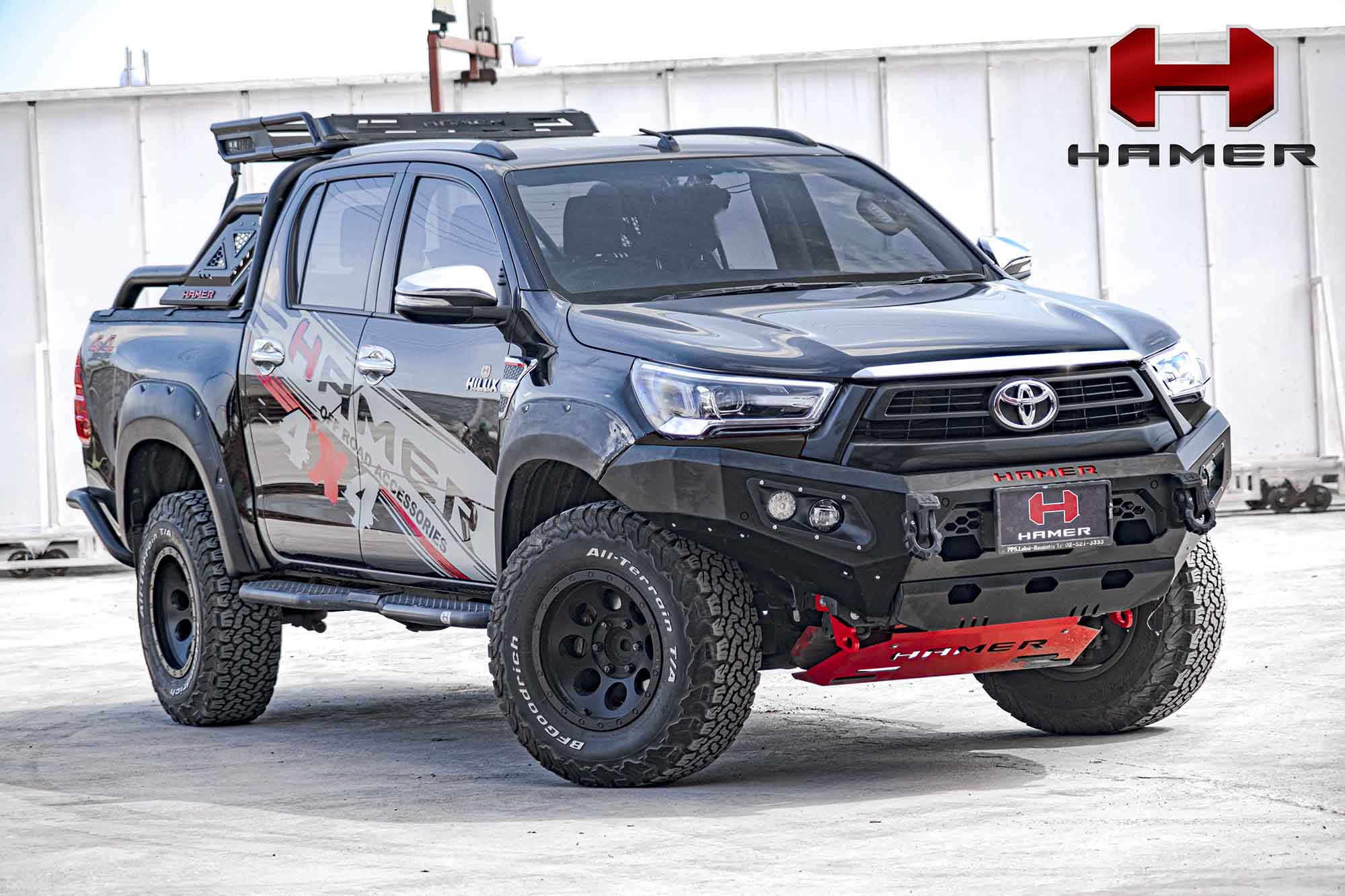 HAMER KING SERIES BULL BAR - TOYOTA HILUX ROCCO 2021 ON
