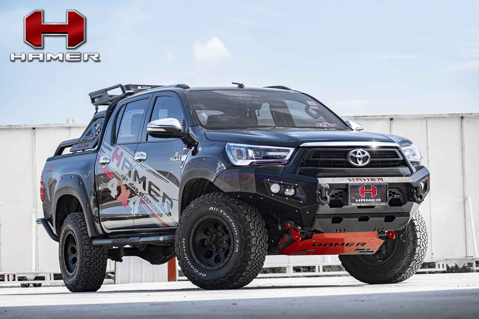 HAMER KING SERIES BULL BAR - TOYOTA HILUX ROCCO 2021 ON