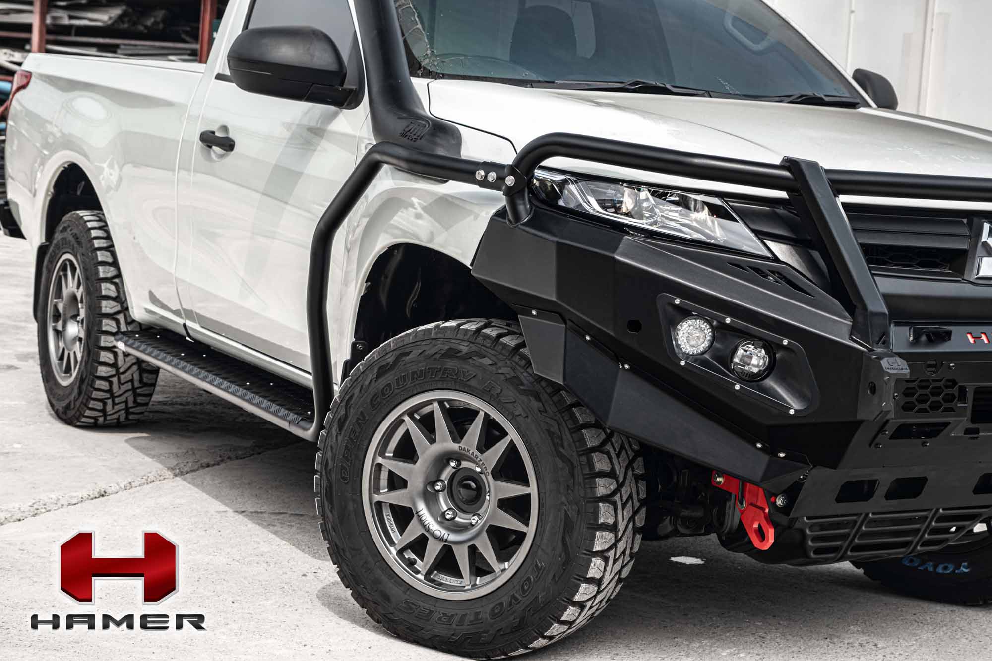 HAMER KING SERIES PLUS BULL BAR - MITSUBISHI TRITON MR 2018 ON