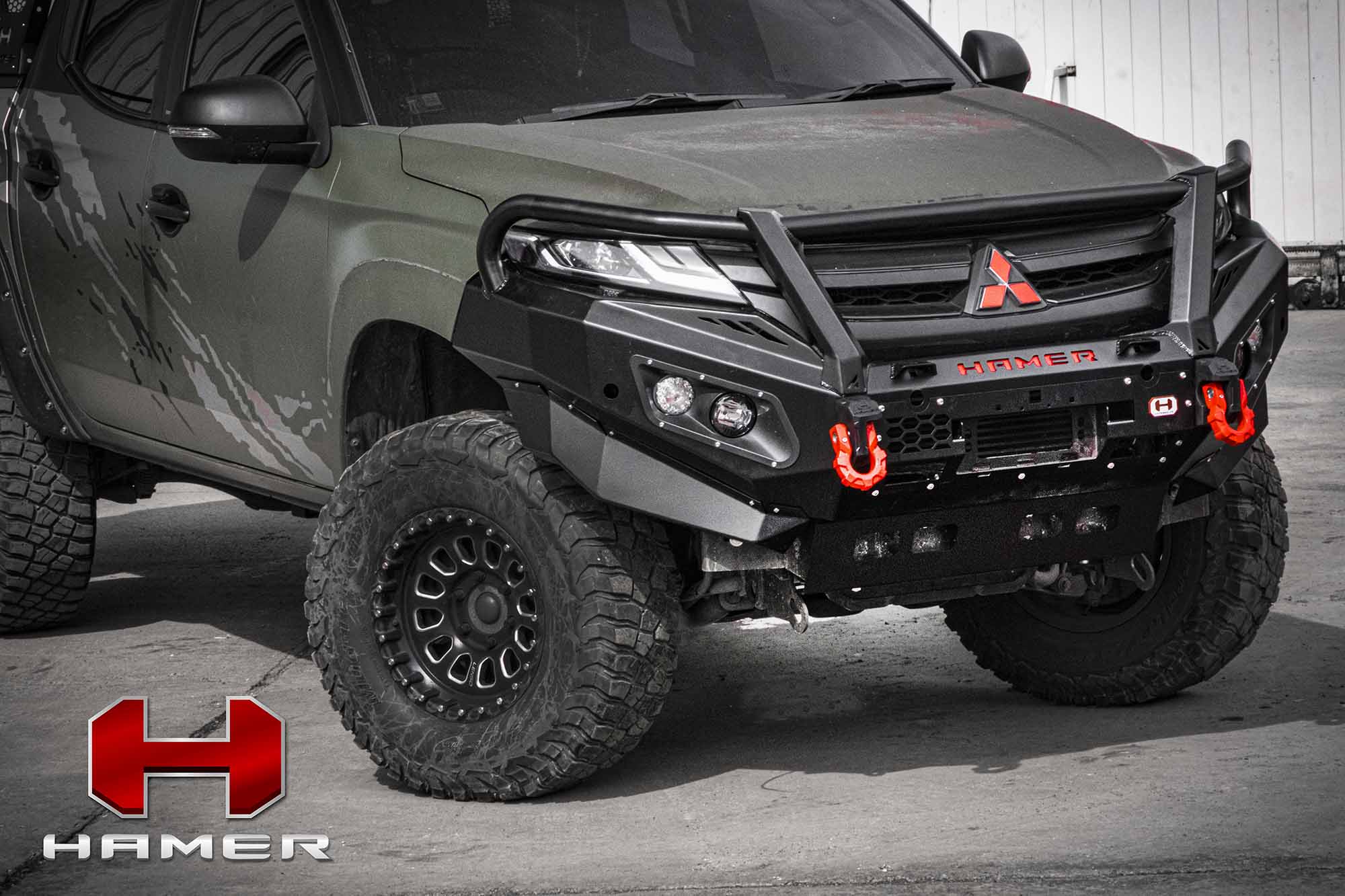 HAMER KING SERIES PLUS BULL BAR - MITSUBISHI TRITON MR 2018 ON