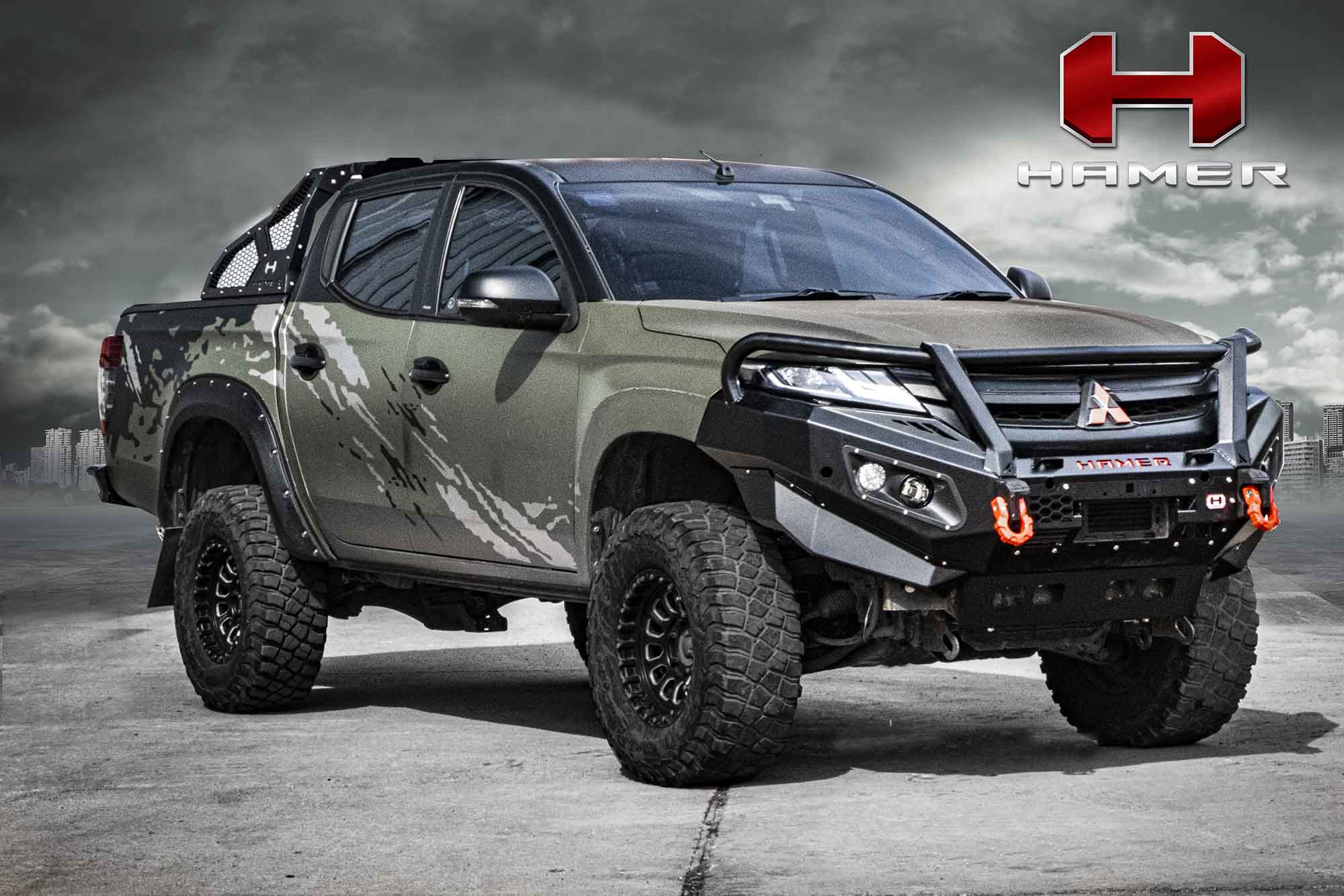 HAMER KING SERIES PLUS BULL BAR - MITSUBISHI TRITON MR 2018 ON