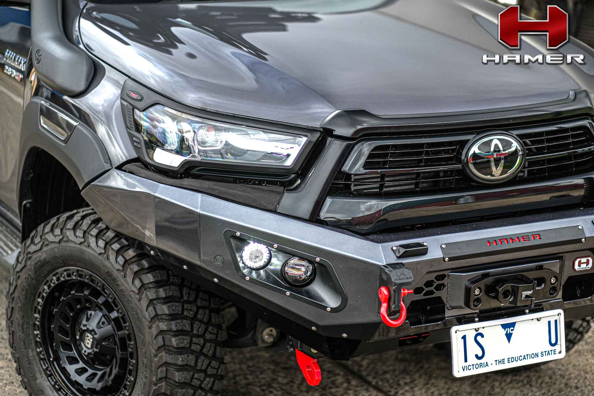 HAMER KING SERIES BULL BAR - TOYOTA HILUX ROCCO 2021 ON