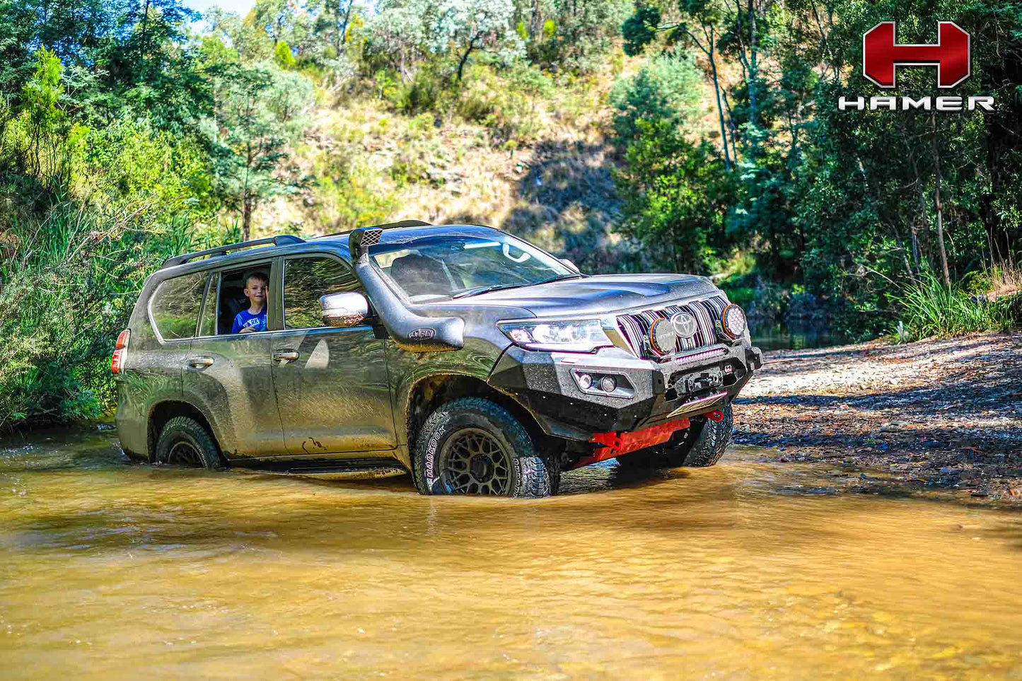 HAMER KING SERIES BULL BAR - TOYOTA LANDCRUISER PRADO 150 SERIES (2018-PRESENT)