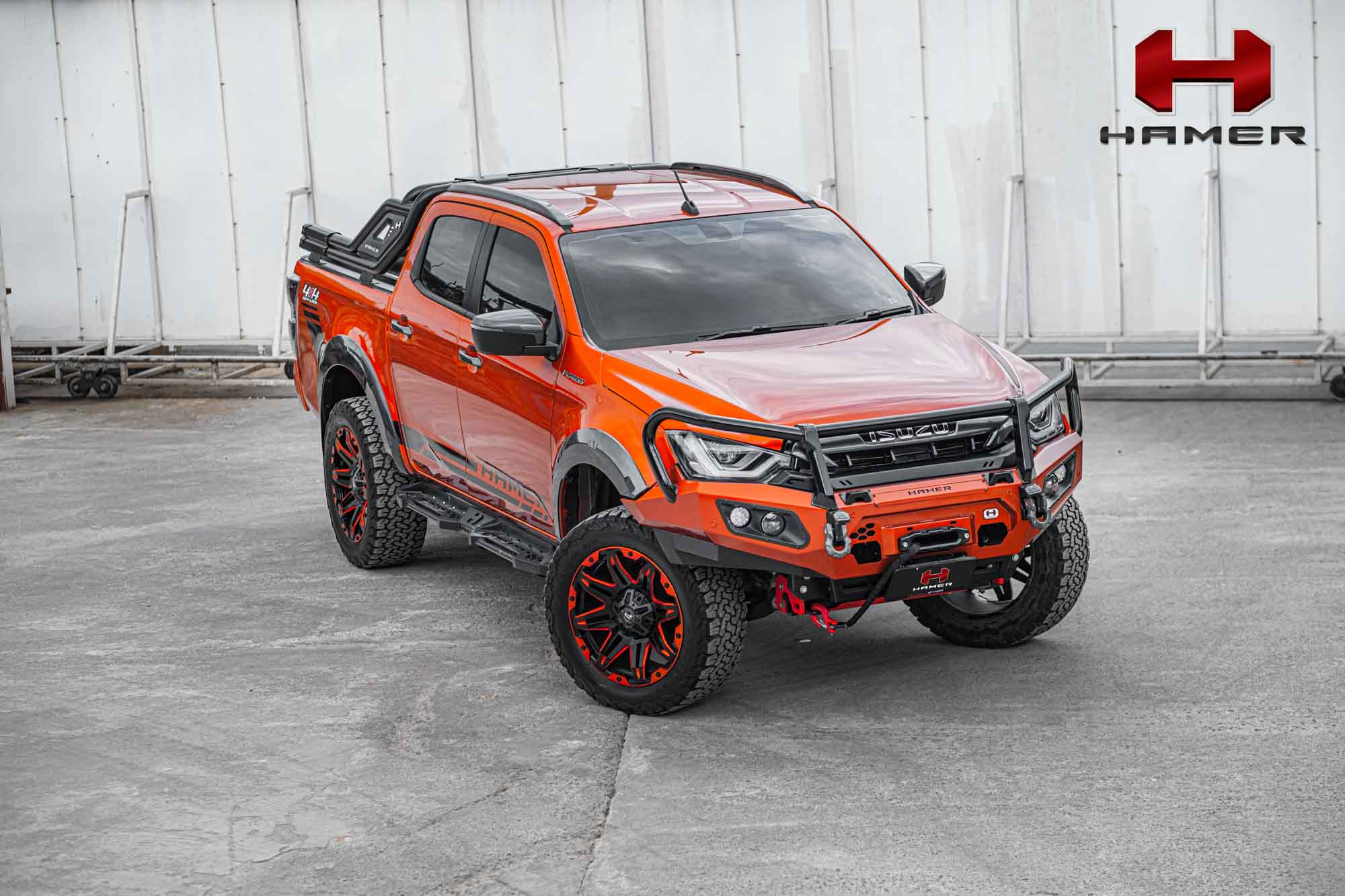 HAMER KING SERIES PLUS 3 LOOP BAR TO SUIT ISUZU D-MAX 2021-ON