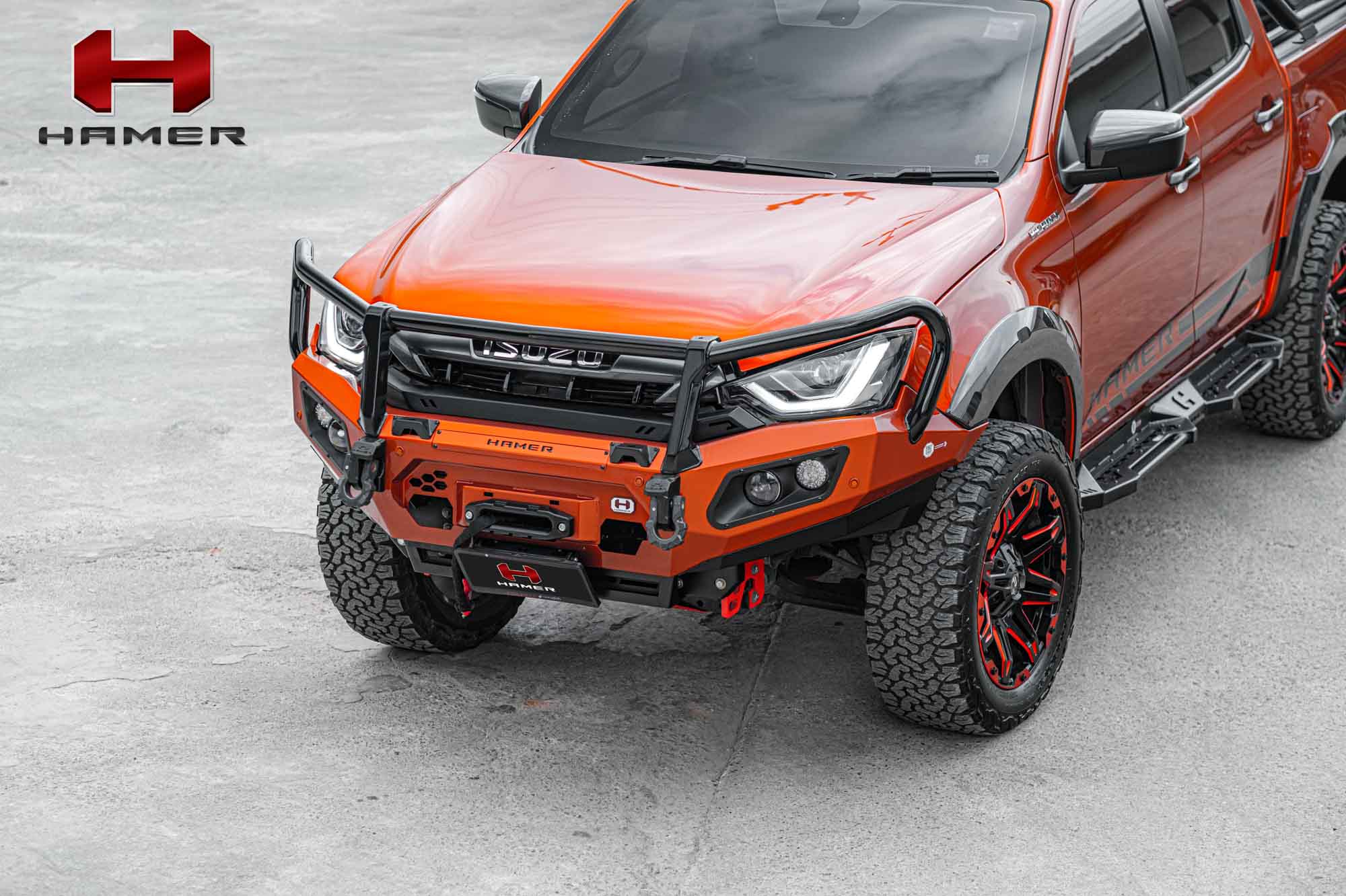 HAMER KING SERIES PLUS 3 LOOP BAR TO SUIT ISUZU D-MAX 2021-ON